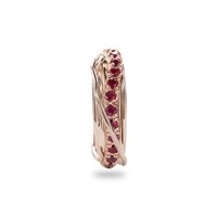 Anello Rubinia Donna Prezioso Collection Filo Della Vita in Oro rosa Rubino AN112RRB